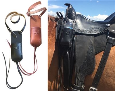 For your saddle - Leather water bottle holder by Natural Horseman saddles