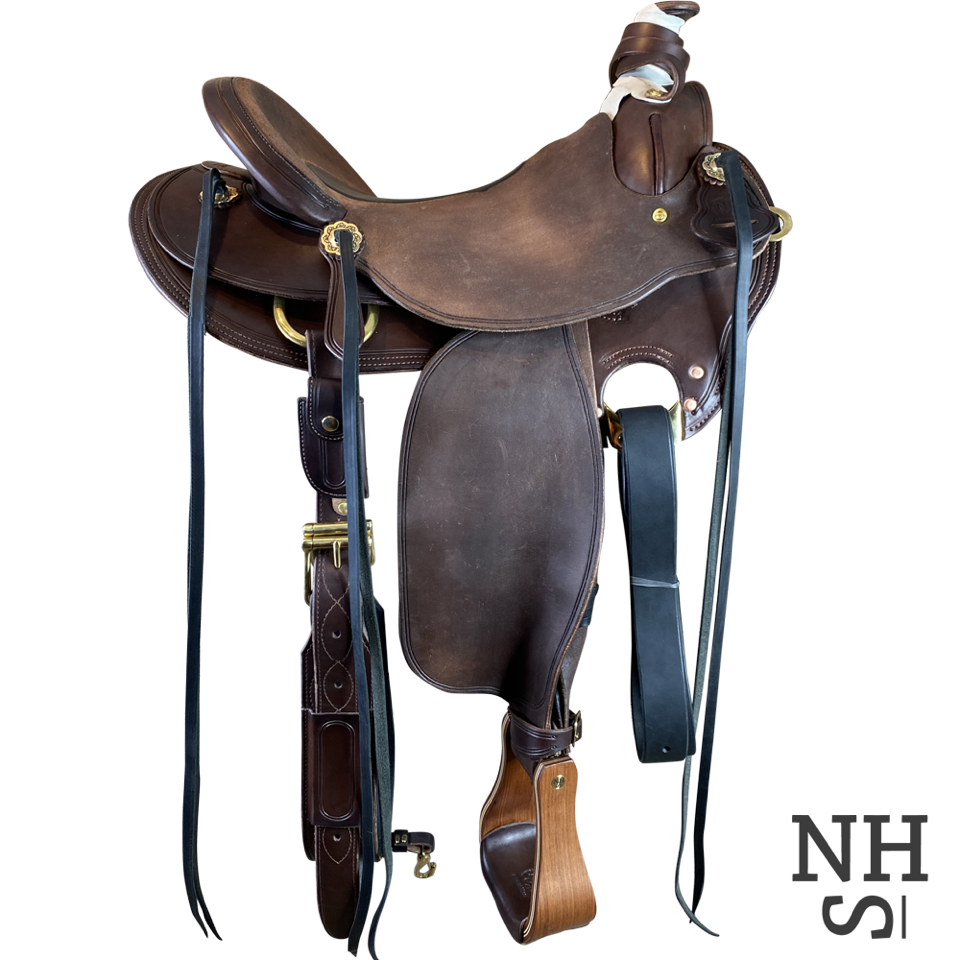  Ranch Junkie Saddle Highlands Genuine Cowhide