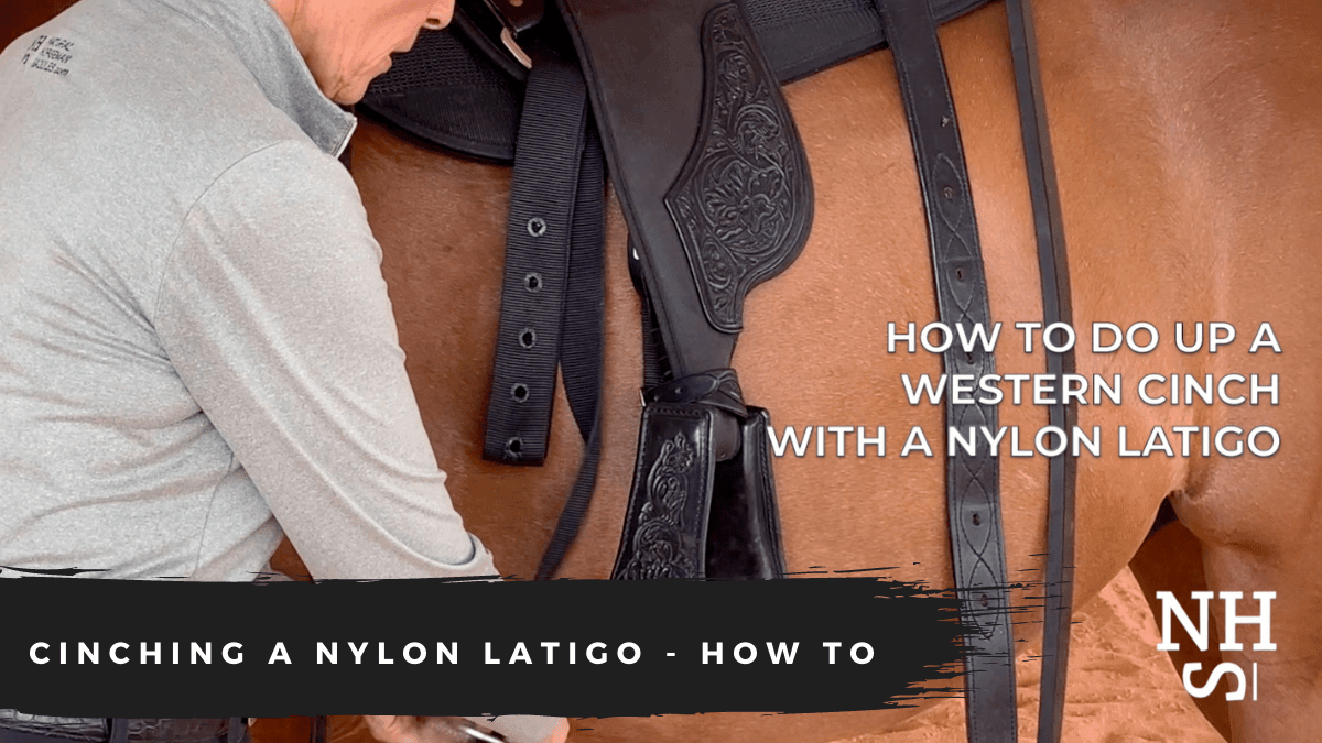 HOW TO CINCH A NYLON LATIGO - Natural Horseman Saddles