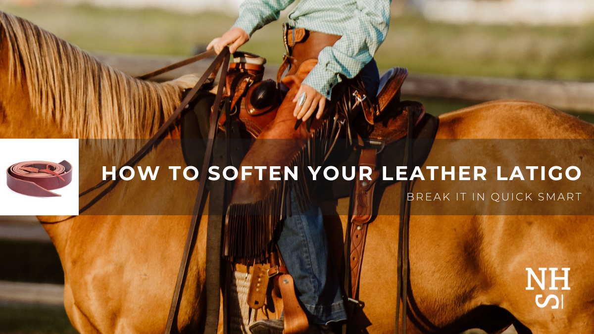 How to soften your new leather latigos