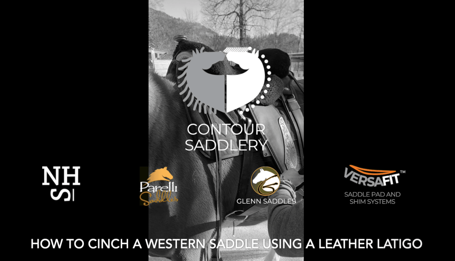 How to cinch up a leather latigo