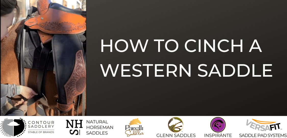 HOW TO CINCH A WESTERN SADDLE