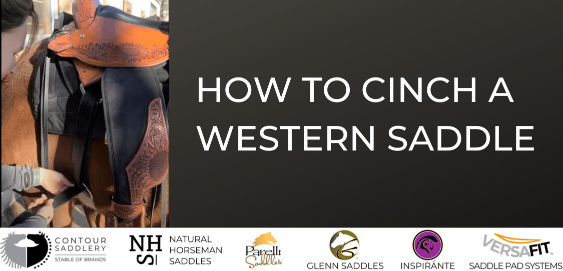 HOW TO CINCH A WESTERN SADDLE - Natural Horseman Saddles