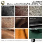 ENGLISH LEATHER FACINGS INSETS FILLS