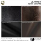 ENGLISH LEATHER FLAPS SKIRT CHOICES