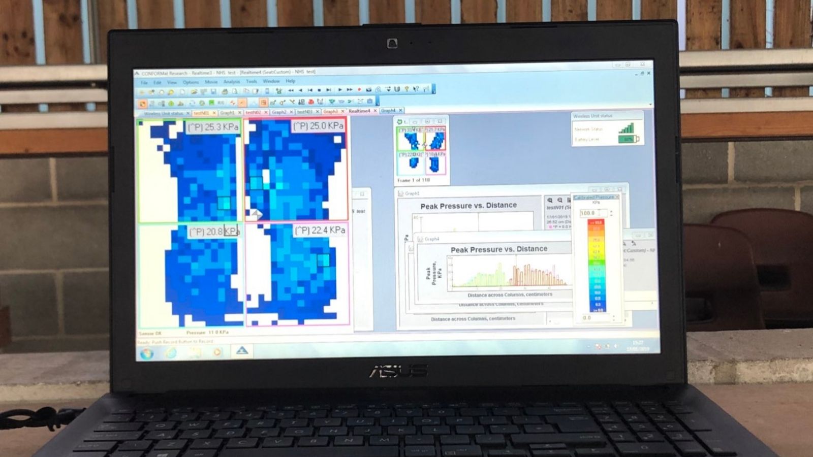 VersaFit Customizing Saddle Pad & Shim Technology 2 Pressure Mat Testing Writtle